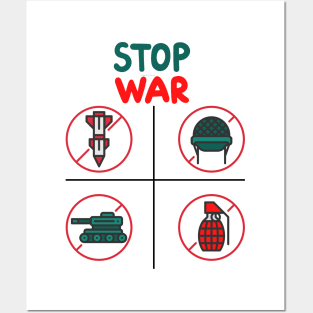 stop war Posters and Art